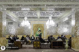 دیدار رئیس رسانه ملی، شهردار تهران و معاونین فرهنگی و اجتماعی شهرداری&zwnj;های کلانشهرهای کشور با تولیت آستان قدس رضوی