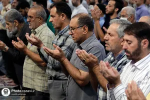 اقامه نماز عید سعید قربان در حرم مطهر رضوی