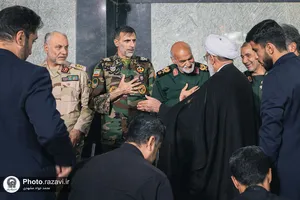 آئین بزرگداشت رهبر شهید انقلاب اسلامی در حرم مطهر رضوی