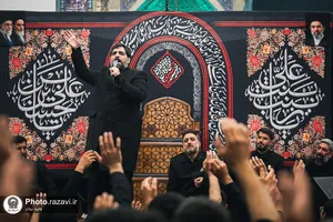 بزرگداشت رهبر شهید انقلاب در حرم مطهر رضوی