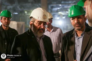 بازدید رئیس سازمان پدافند غیر عامل کشور از پروژه&zwnj;های عمرانی حرم مطهر رضوی