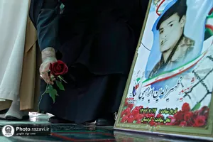 حضور تولیت آستان قدس ضوی در گلزار شهدا شهرستان قوچان