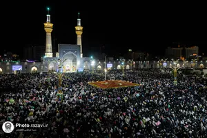 مراسم احیا شب بیست و یکم ماه مبارک رمضان در حرم مطهر رضوی - 2