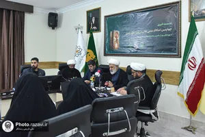 نشست خبری چهارمین اعتکاف علمی طلاب در حرم مطهر رضوی