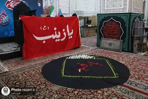 عزاداری بانوان عرب زبان در حرم مطهر رضوی
