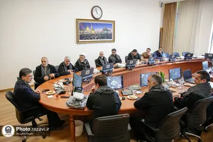 دیدار اعضای شورای حوزه مقاومت بسیج شهید سلیمانی با قائم مقام تولیت آستان قدس رضوی