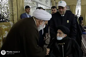 مراسم جشن میلاد امیرالمومنین در تالار ولایت حرم مطهر رضوی