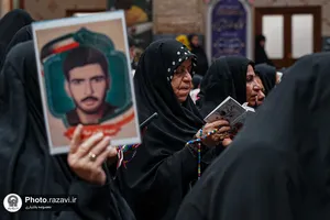 تشرف خانواده شهدا و جانبازان لامرد فارس به حرم مطهر رضوی
