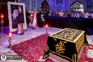تشرف حجت&zwnj;الاسلام حسین انصاريان به حرم مطهر رضوی