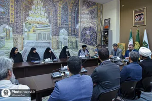 بازدید مدیران مدارس امام رضا علیه&zwnj;السلام از رواق خدمت حرم مطهر رضوی