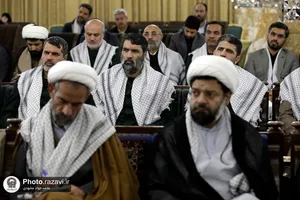 دیدار فرماندهان نواحی و حوز&zwnj;ه&zwnj;های بسیج با تولیت آستان قدس رضوی