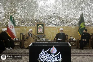 دیدار رئیس و اعضای کمیسیون فرهنگی مجلس شورای اسلامی با تولیت آستان قدس رضوی