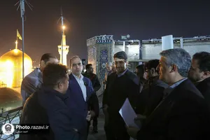 بازدید وزیر ارتباطات و فناوری اطلاعات از دکل&zwnj;های مخابراتی حرم مطهر رضوی