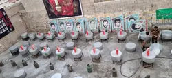 نذرواره ۷۲ خوان احسان حسینی در چغادک برگزار شد