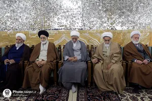 نشست ائمه جماعات حرم مطهر و مساجد منتخب مشهد با تولیت آستان قدس رضوی