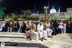 مراسم شب شهادت امام محمد باقر علیه&zwnj;السلام در حرم مطهر رضوی