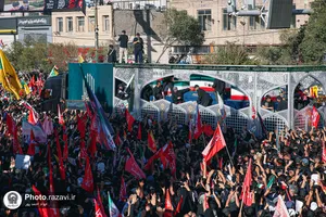 تشییع پیکر رهبر شهید انقلاب در مشهد مقدس-2