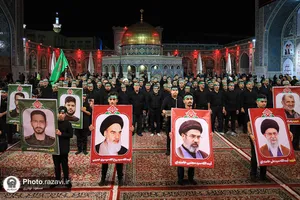 عزاداری سنتی شب ششم محرم در &laquo;حسینیه حرم&raquo;