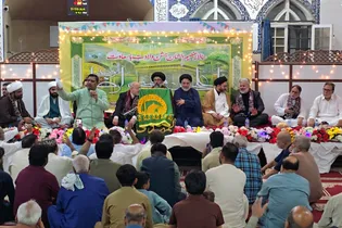 حضور کاروان زیر سایه خورشید در منطقه «نیو رضویه» کراچی پاکستان