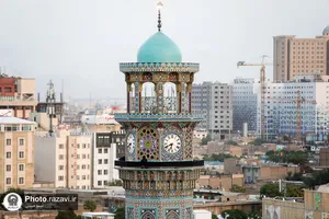 آیین اذن عزای ماه محرم در حرم مطهر رضوی-1