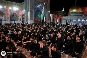 عزاداری سنتی شب سوم محرم در &laquo;حسینیه حرم&raquo;