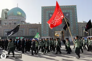 مراسم عزاداری هیئت عالم آل محمد(علیه السلام) ویژه خادمین بارگاه رضوی