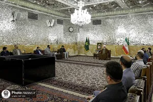 دیدار معاون و مدیران سیمای صدا و سیمای جمهوری اسلامی با تولیت آستان قدس رضوی
