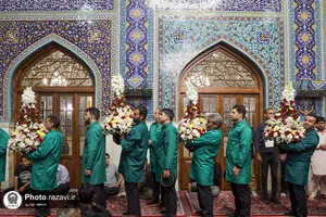 گل&zwnj;های ضریح امام رضا علیه&zwnj;السلام