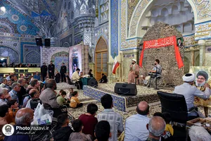مراسم بزرگداشت شهید حجت&zwnj;الاسلام سیدحسن نصرالله در حرم مطهر رضوی