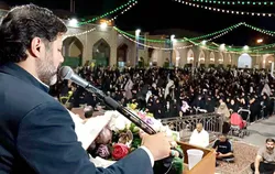 زائران عرب‌زبان حرم رضوی میهمان جشن ولادت خورشید سامرا شدند