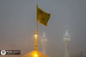 نواختن آخرین نقاره قبل از ماه محرم در حرم مطهر رضوی