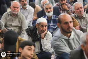 اجتماع تجدید بیعت با امام زمان (عج) در حرم مطهر رضوی