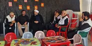 بازدید مدیر مرکز خادم‌یاری بنیاد کرامت از موکب امام رضا (ع) در مرز شلمچه/ گزارش ویدئویی