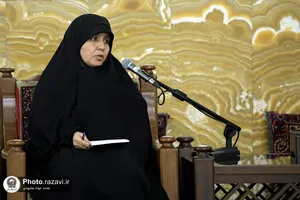 دیدار بانوان شاغل در آستان با تولیت آستان قدس رضوی