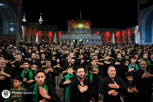 عزاداری سنتی شب سوم محرم در &laquo;حسینیه حرم&raquo;