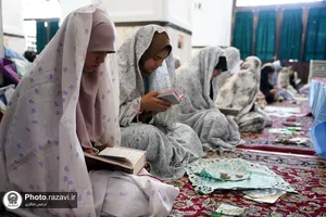 اعتکاف دخترانه دانش آموزان دبیرستان&zwnj;های امام رضا علیه&zwnj;السلام-2