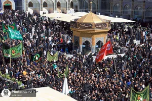 عزاداری روز شهادت امام رضا علیه&zwnj;السلام در حرم مطهر رضوی