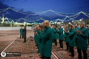 طرح&laquo;پای سفره امام&raquo; در حرم مطهر رضوی