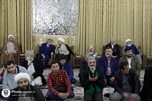 مراسم جشن میلاد امیرالمومنین در تالار ولایت حرم مطهر رضوی