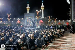 آئین بزرگداشت رهبر شهید انقلاب اسلامی در حرم مطهر رضوی-4
