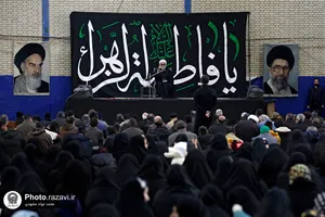 مراسم عزاداری روز شهادت حضرت زهرا(س) در شهرک طرق مشهد