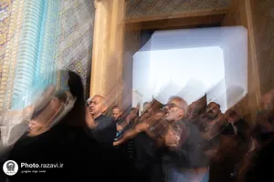 عزاداری روز شهادت امام رضا علیه&zwnj;السلام در حرم مطهر رضوی-1