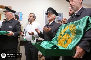 حضور خدام حرم رضوی در شورای شهر مشهد