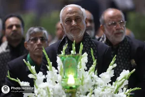 آیین خطبه خوانی شب شهادت امام رضا علیه السلام در حرم مطهر رضوی - 1