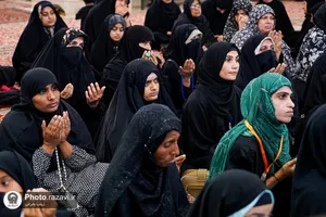 عزاداری بانوان اردو زبان در حرم مطهر رضوی