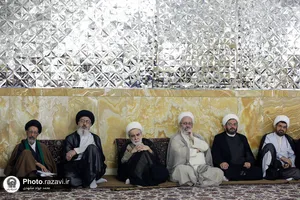 نشست جمعی از اساتید و فضلای حوزه علمیه خراسان با تولیت آستان قدس رضوی