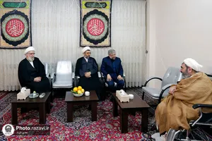 دیدار مدیر عالی حرم مطهر رضوی با علما در مشهد