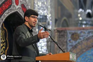 عزاداری هیئت مکتب العباس در رواق امام خمینی(ره)