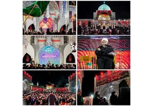 راه‌اندازی چایخانه موقت حضرت رضا (ع) در صحن قدس