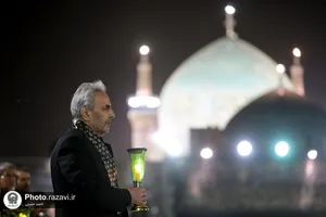 آیین خطبه خوانی شب شهادت امام رضا علیه السلام در حرم مطهر رضوی - 2